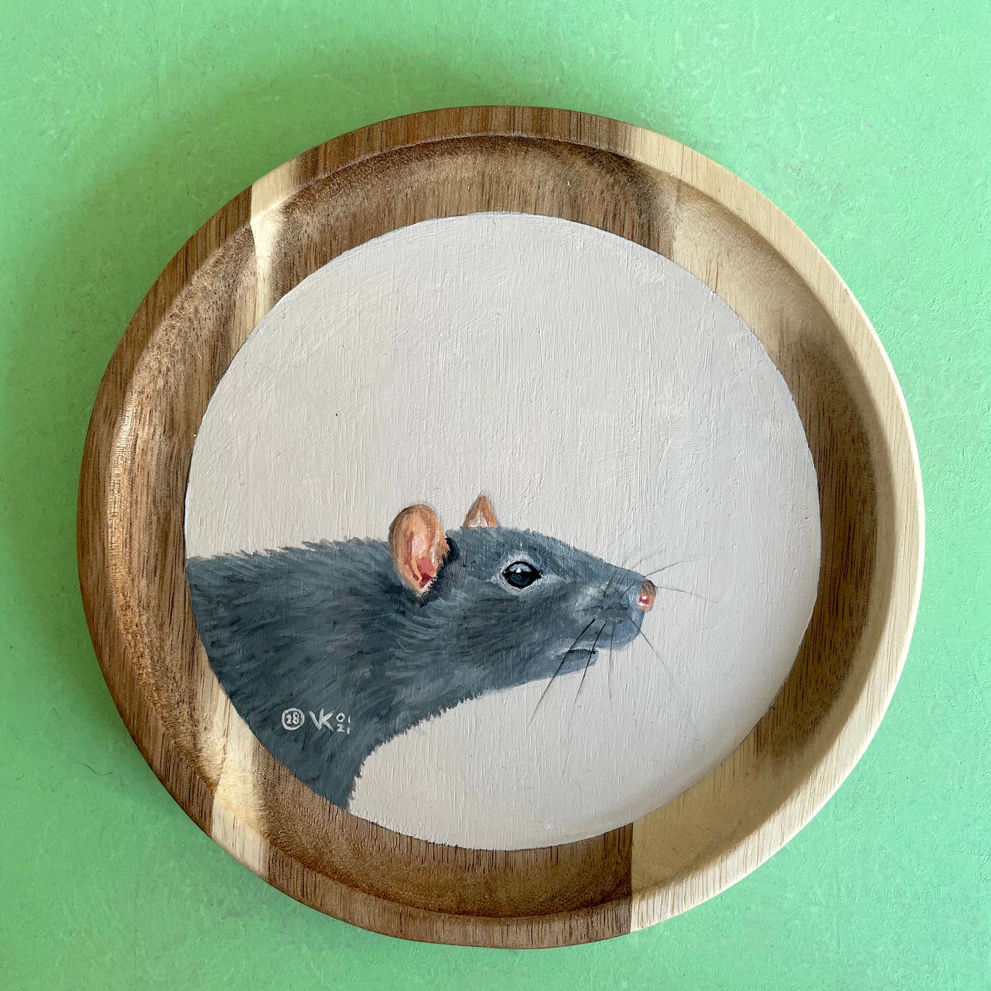 Schilderij Tamme rat