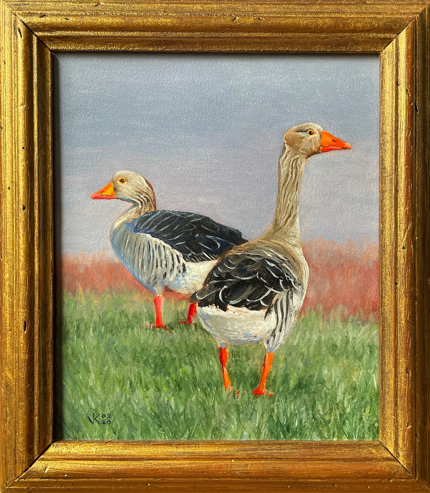 Schilderij Ganzen - 02