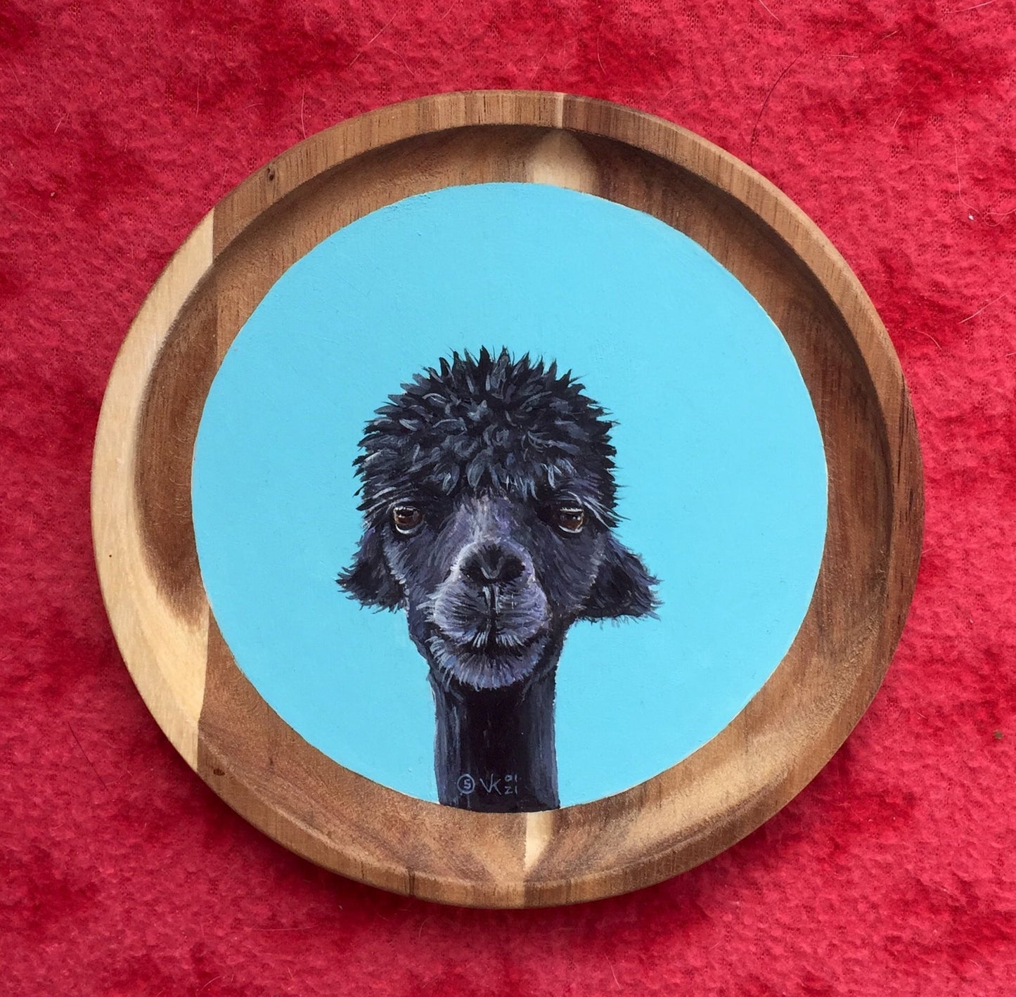 Schilderij Alpaca