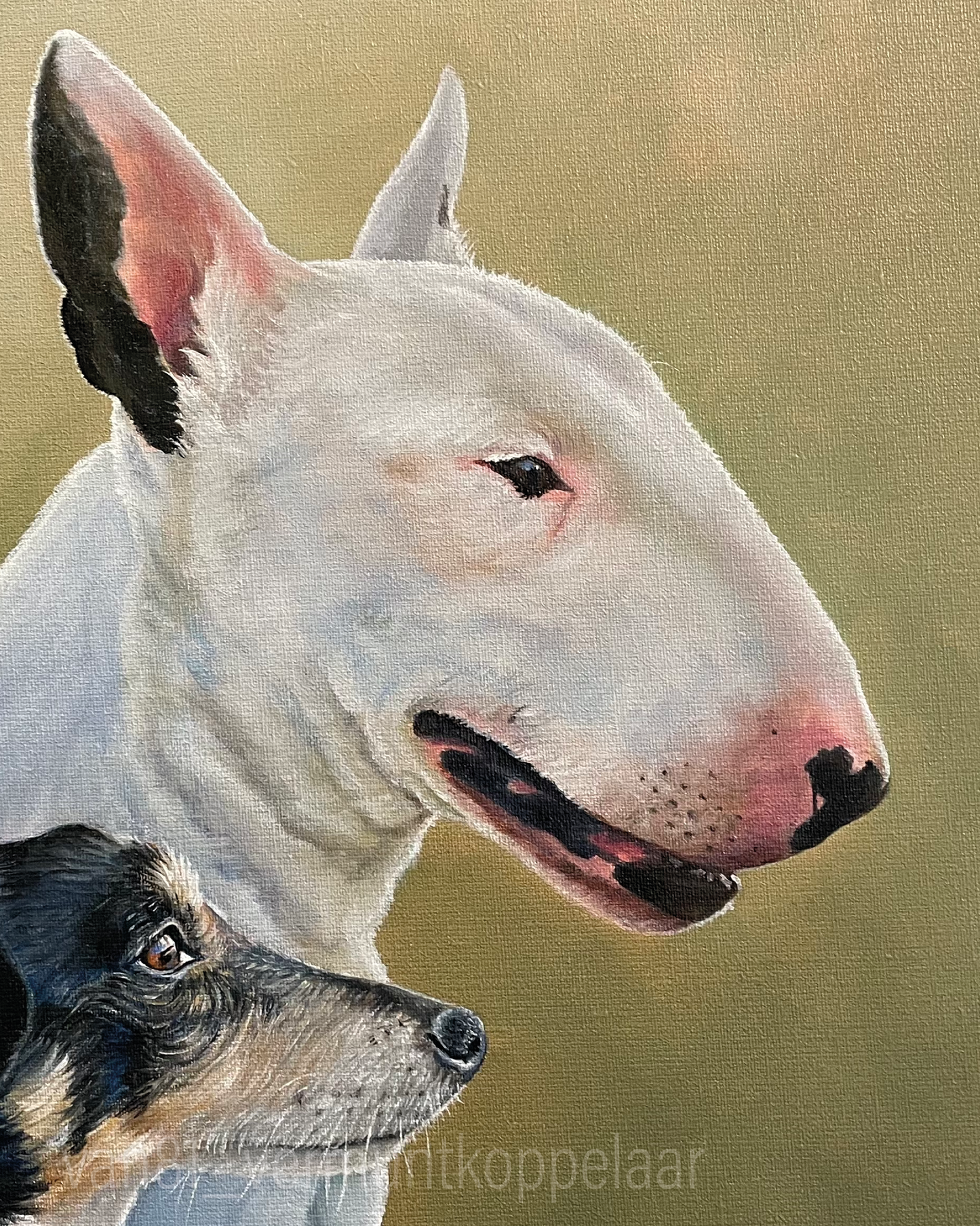 Schilderij Honden Doc en Toon
