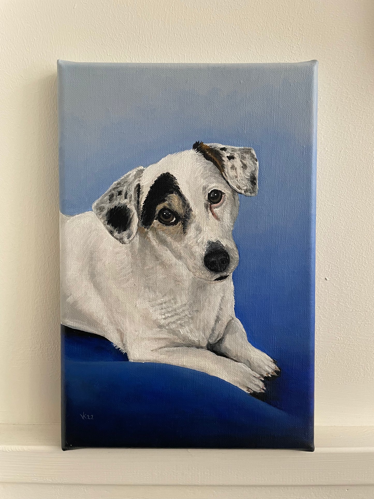 Schilderij Hond Bor