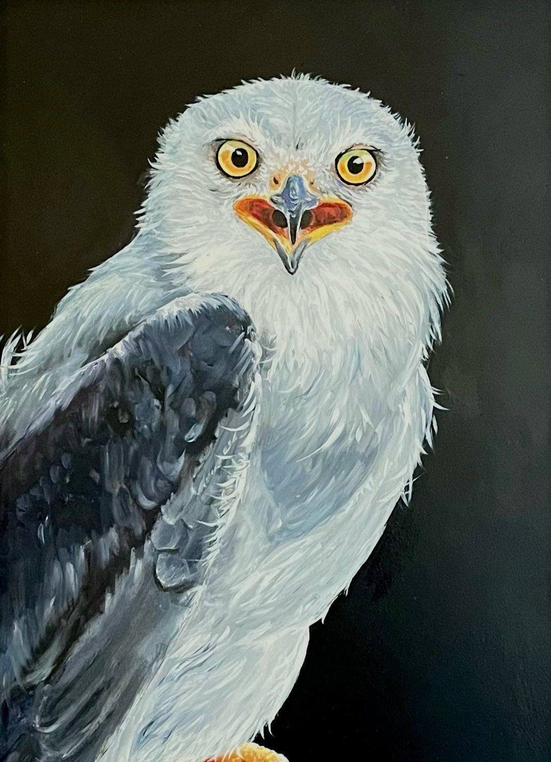 Schilderij Grijze wouw