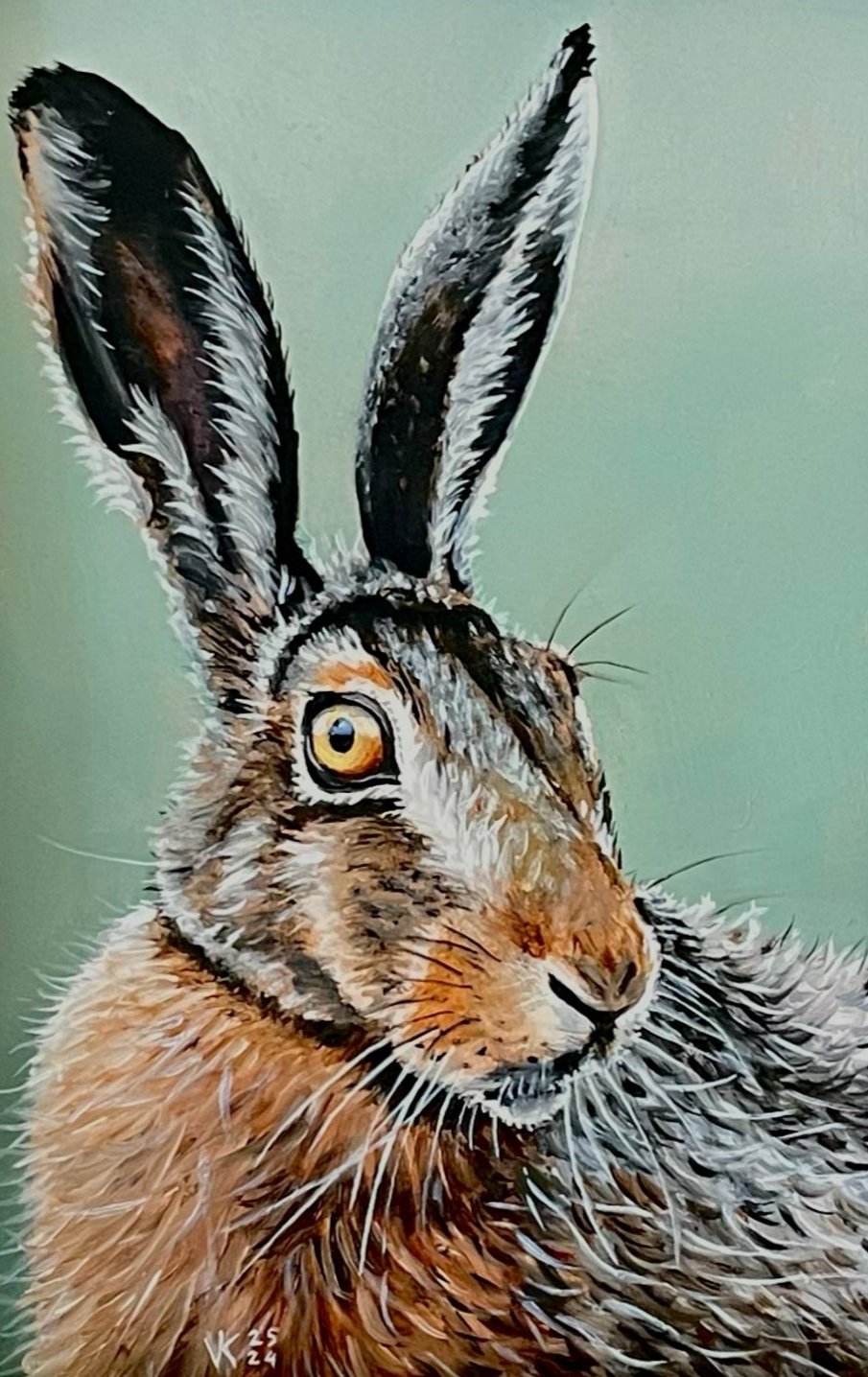 Schilderij Haas
