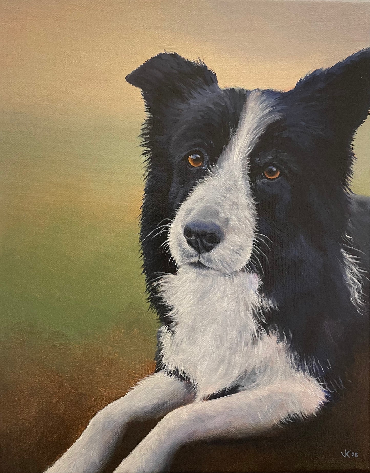 Schilderij Hond Nicky