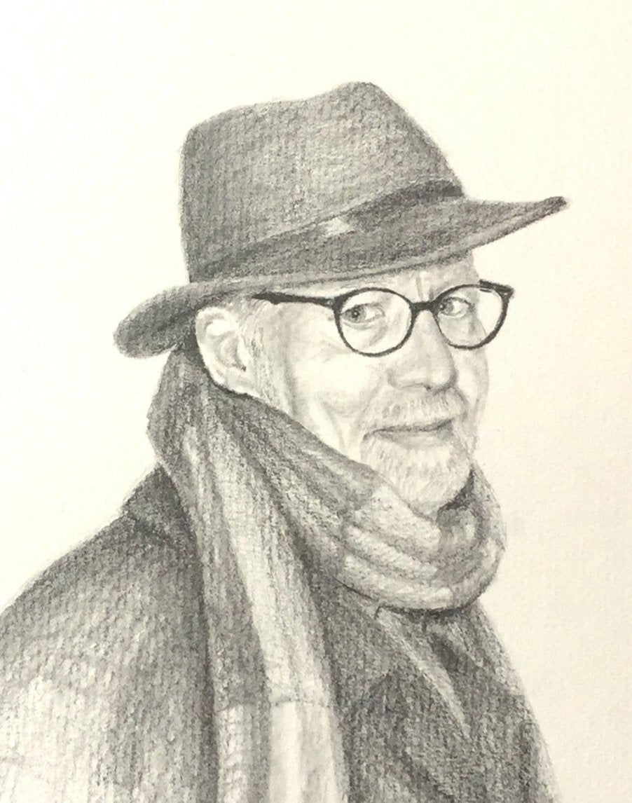 Tekening portret man