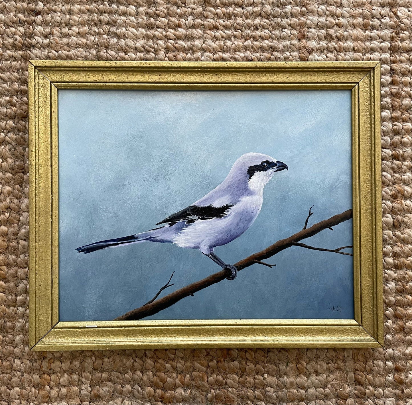 Schilderij Klapekster