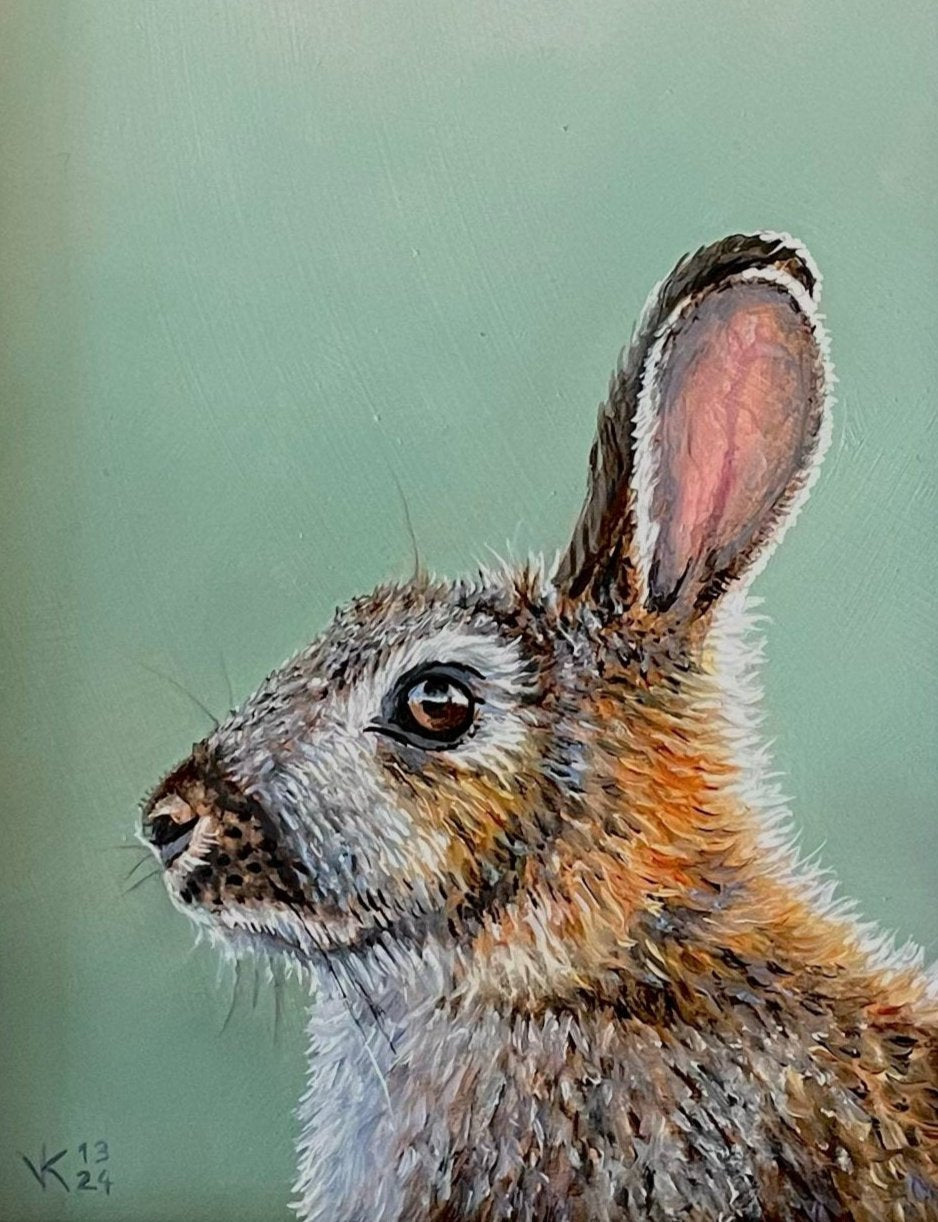 Schilderij Wild konijn