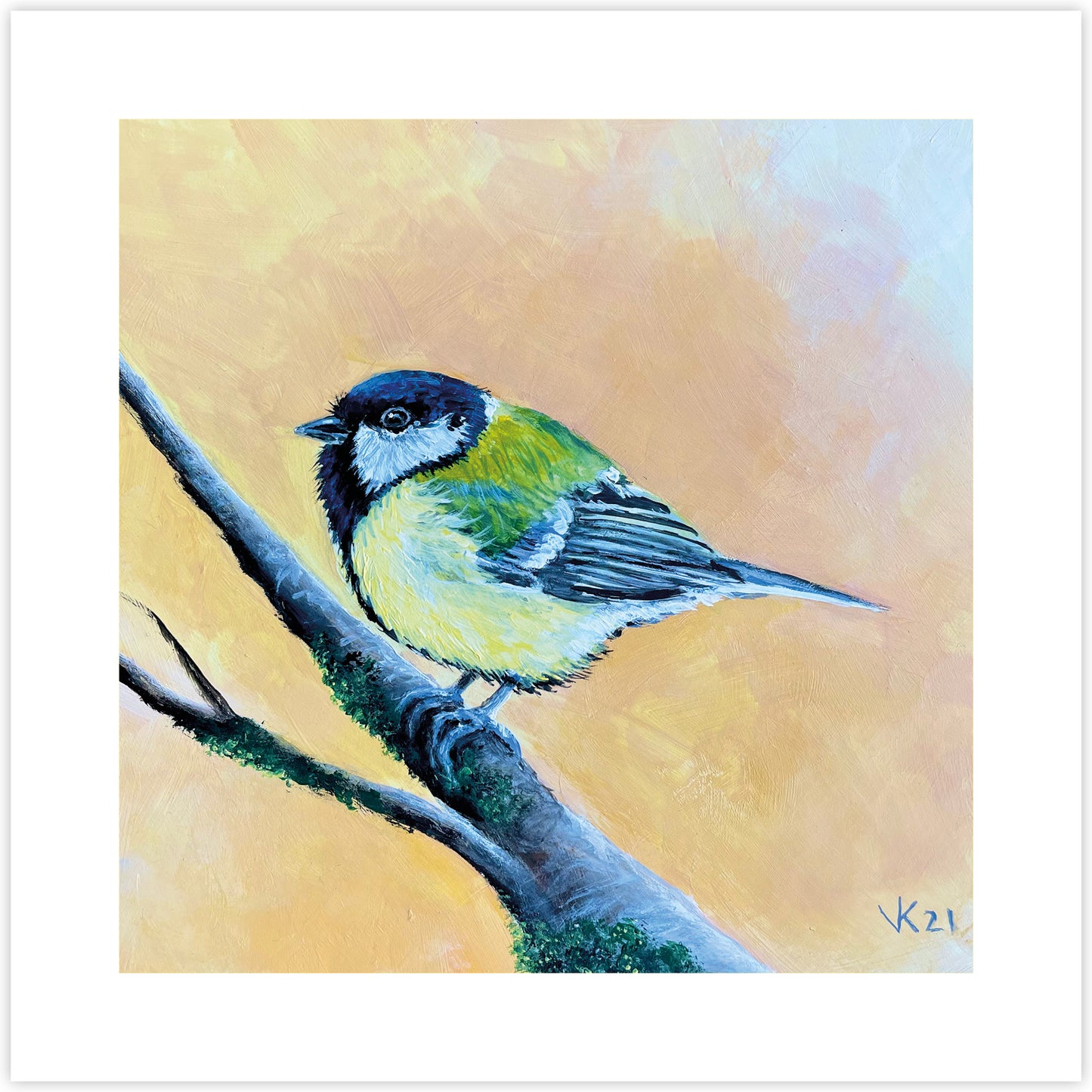 Artcard Koolmees (B)