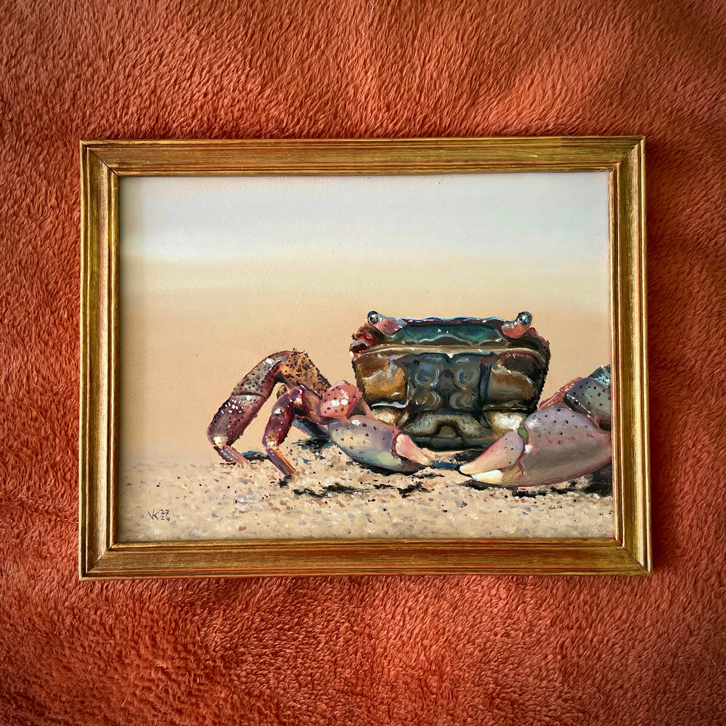 Schilderij Krab