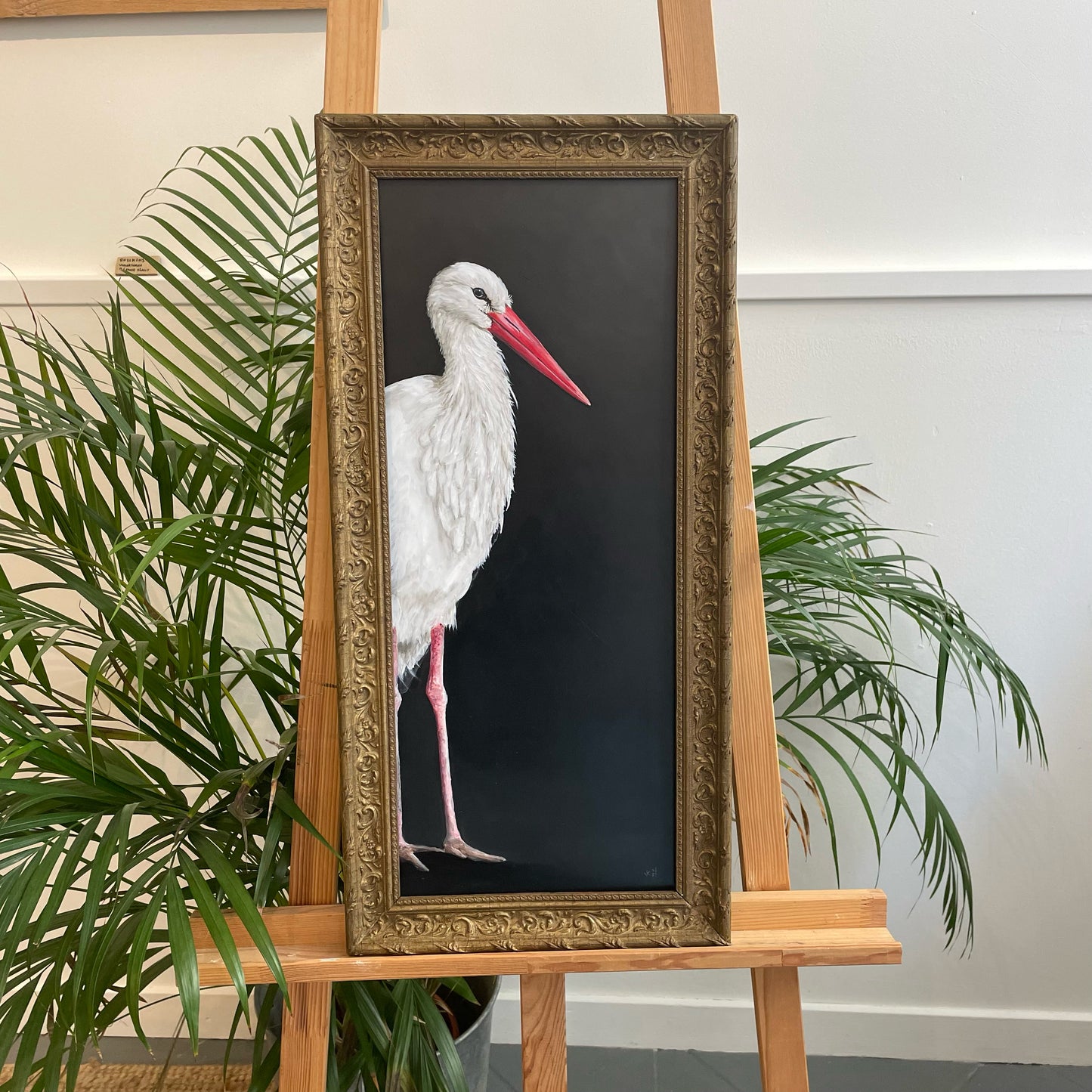 Schilderij Ooievaar