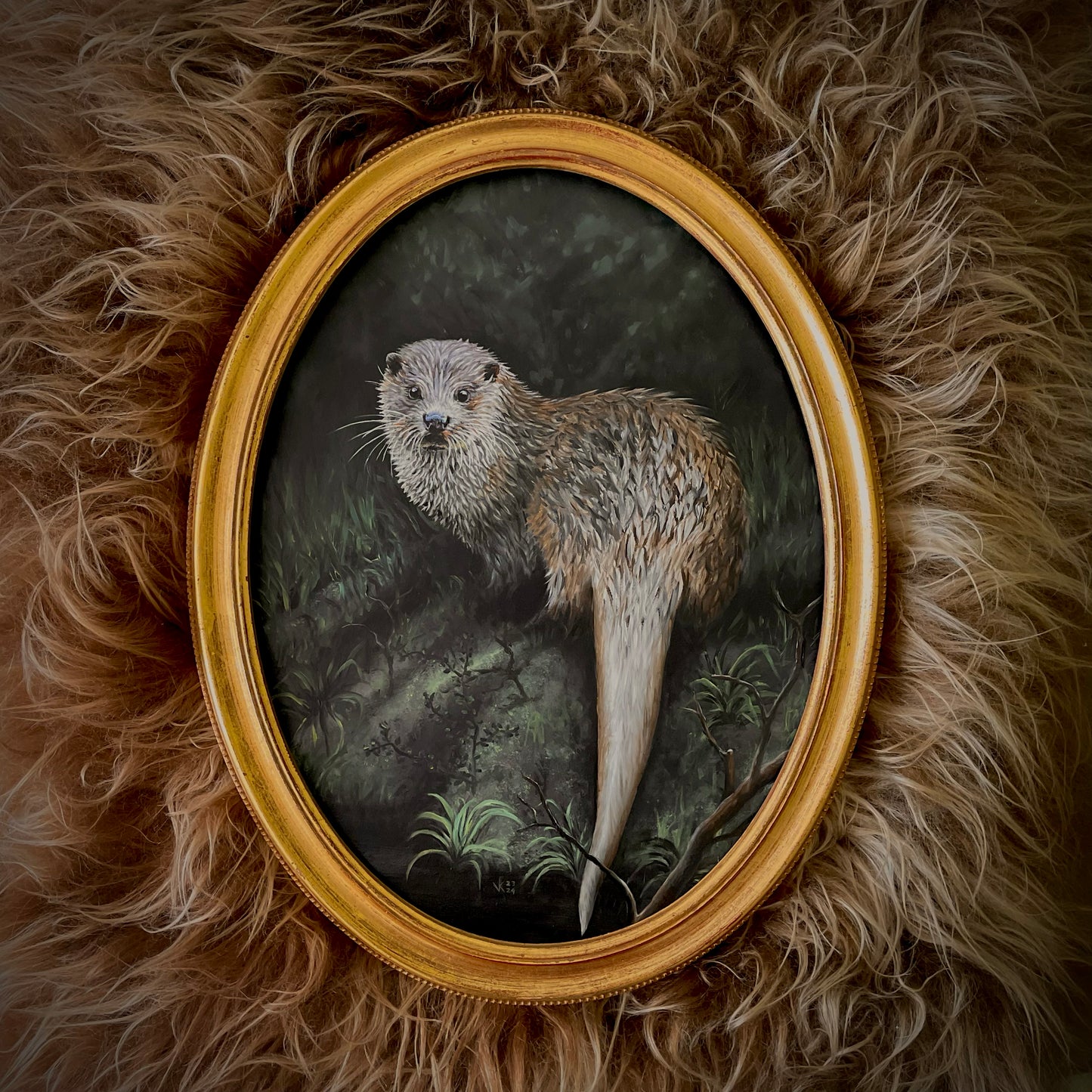 Schilderij Otter