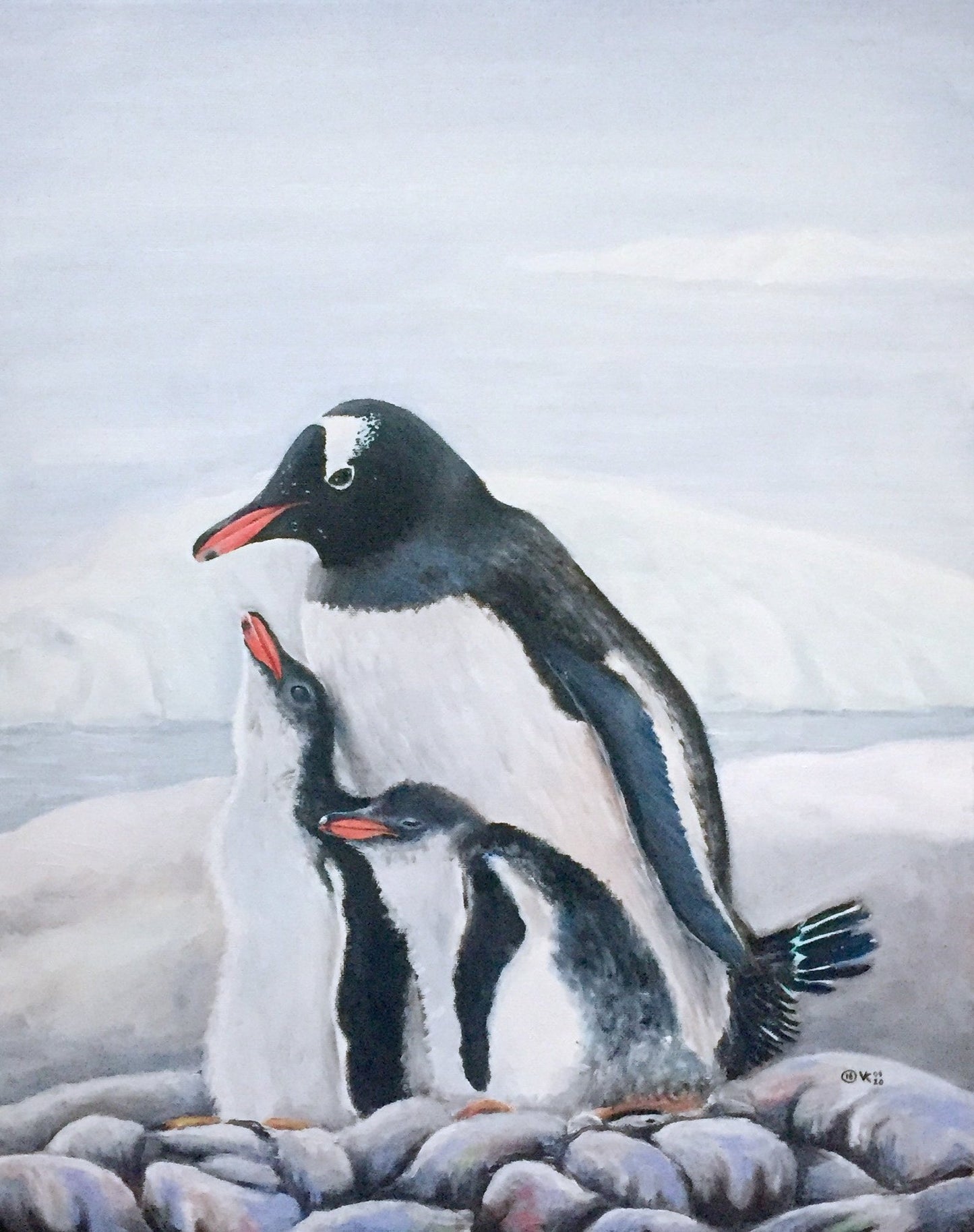 Schilderij Pinguïn