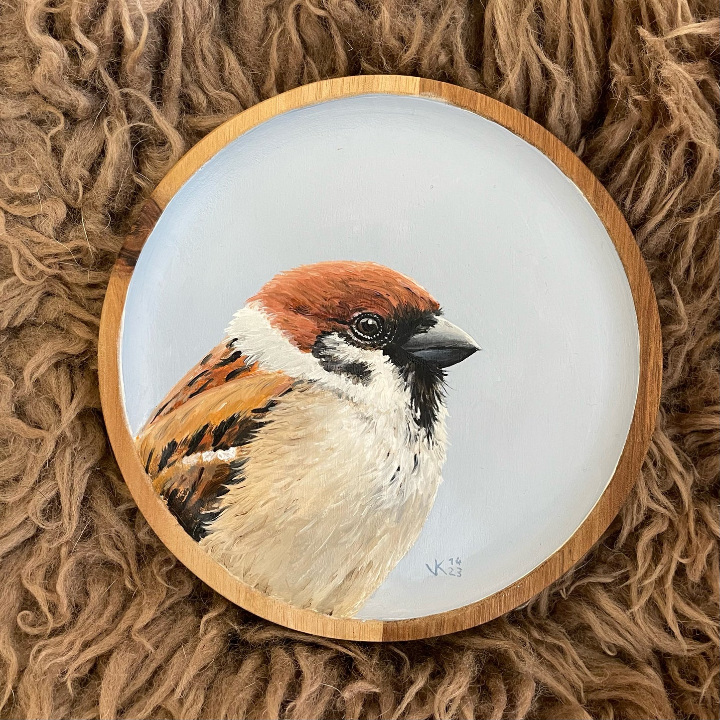 Schilderij Ringmus