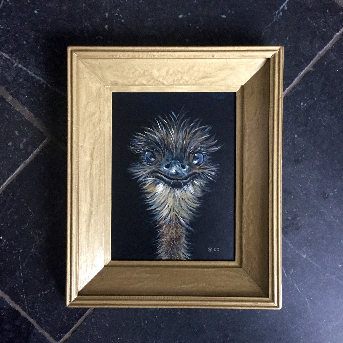 Schilderij Struisvogel