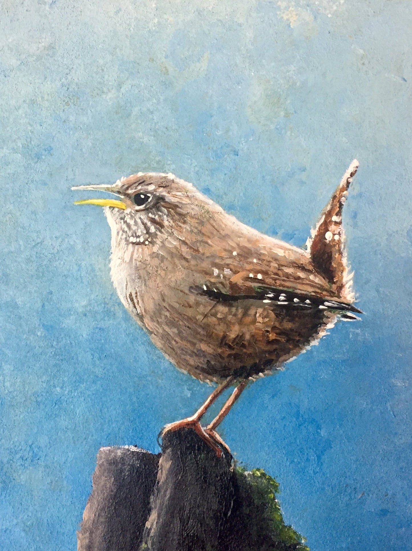 Schilderij Winterkoning