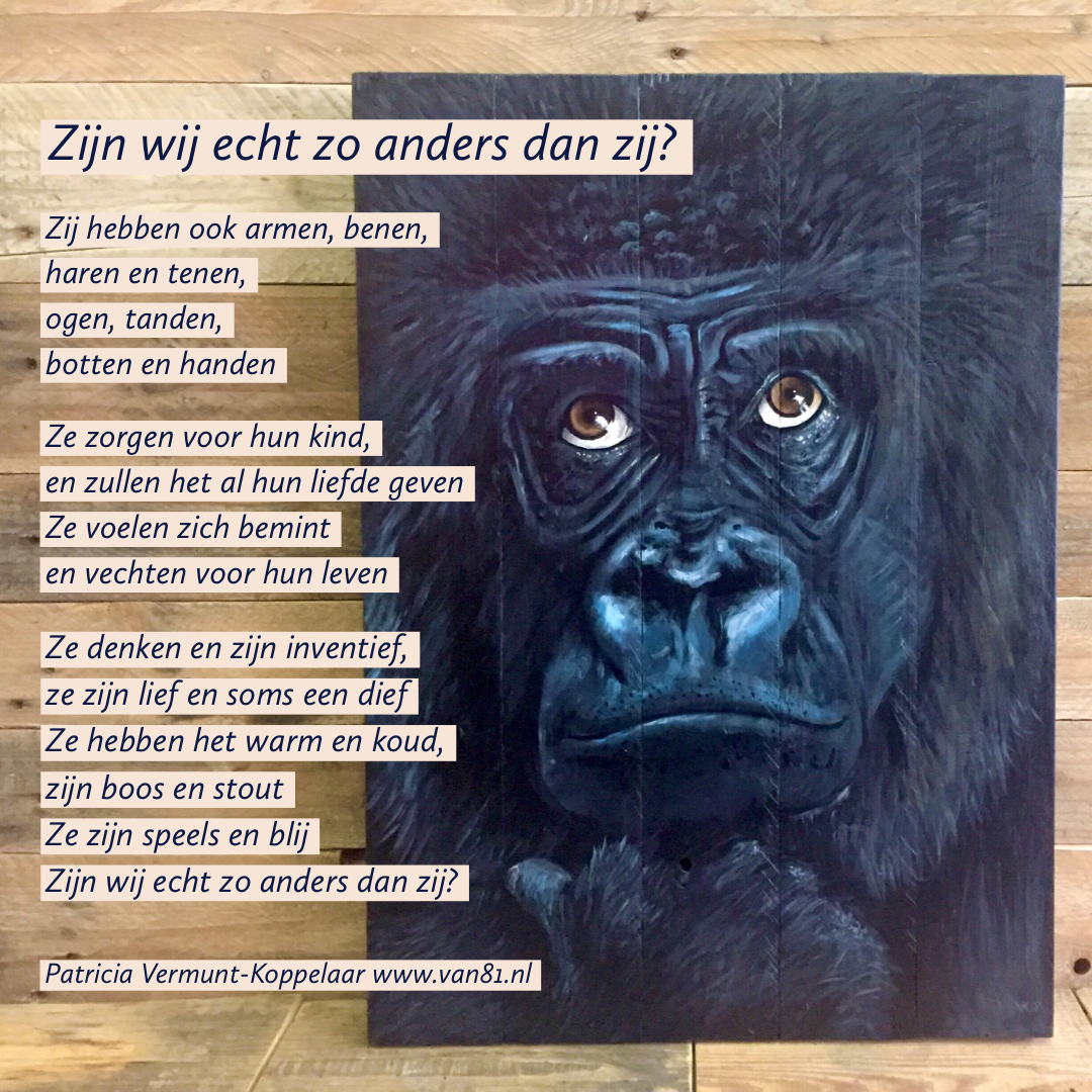 Schilderij Gorilla