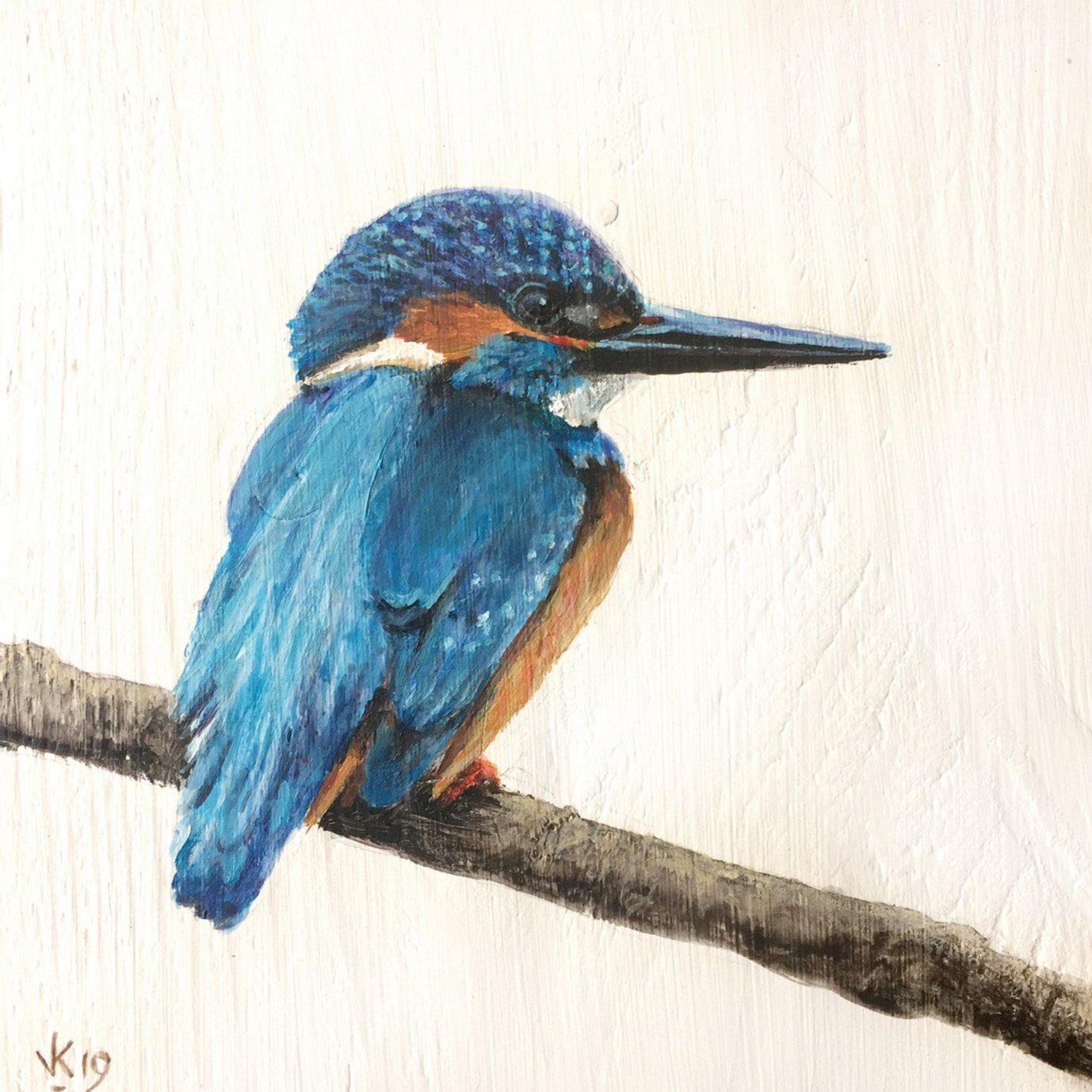 Artcard IJsvogel