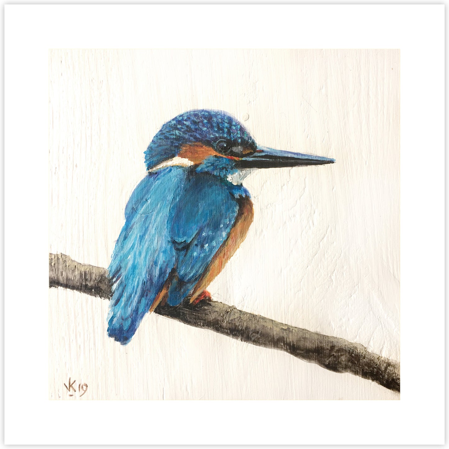 Artcard IJsvogel