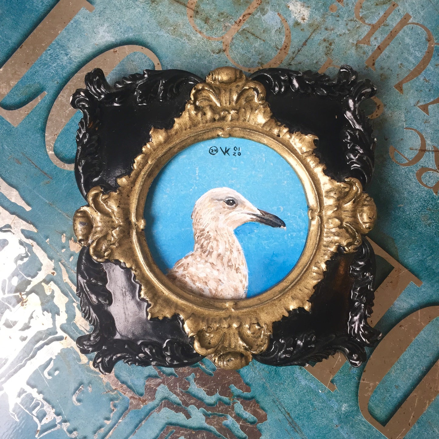 Schilderij Meeuw