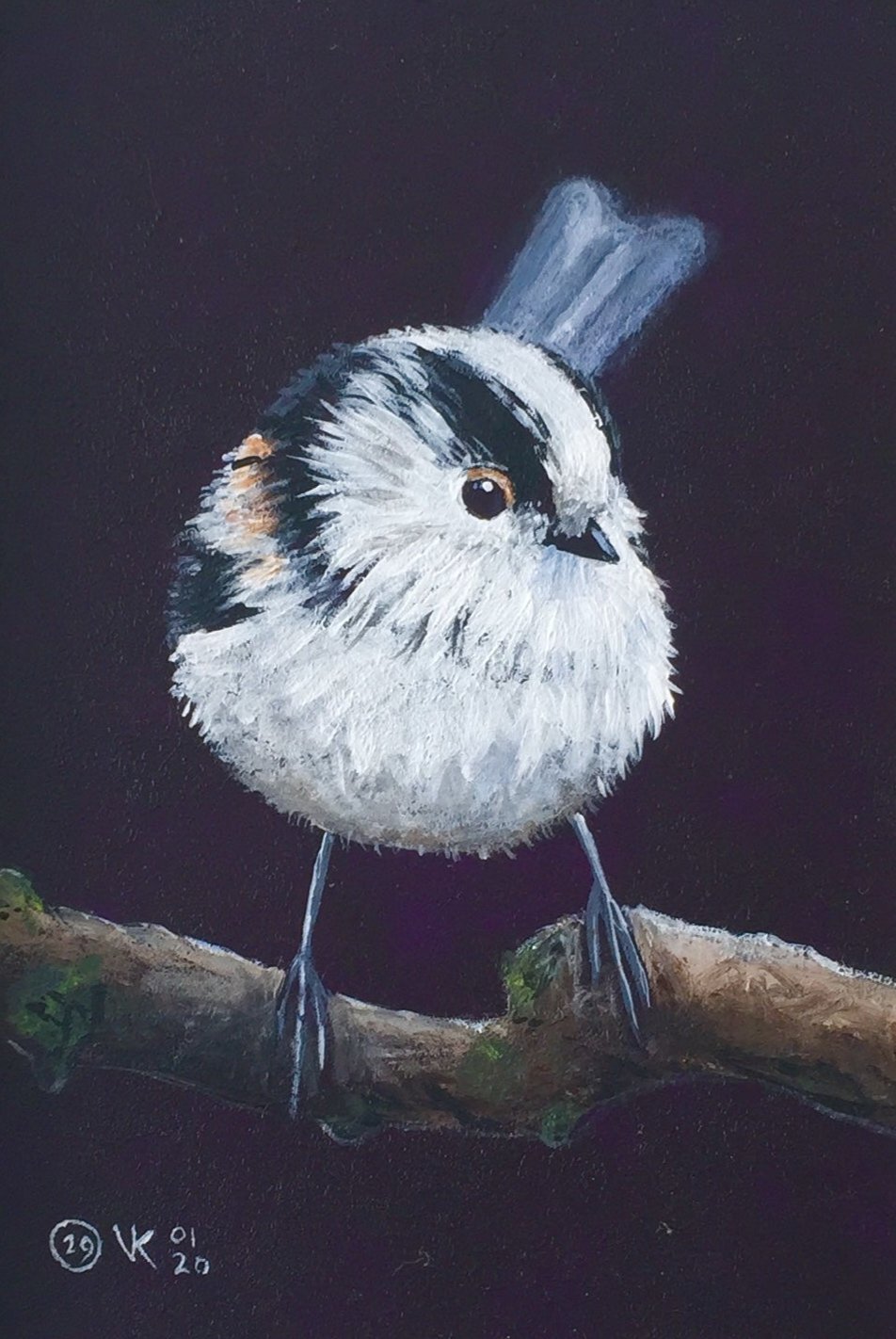 Schilderij Staartmees