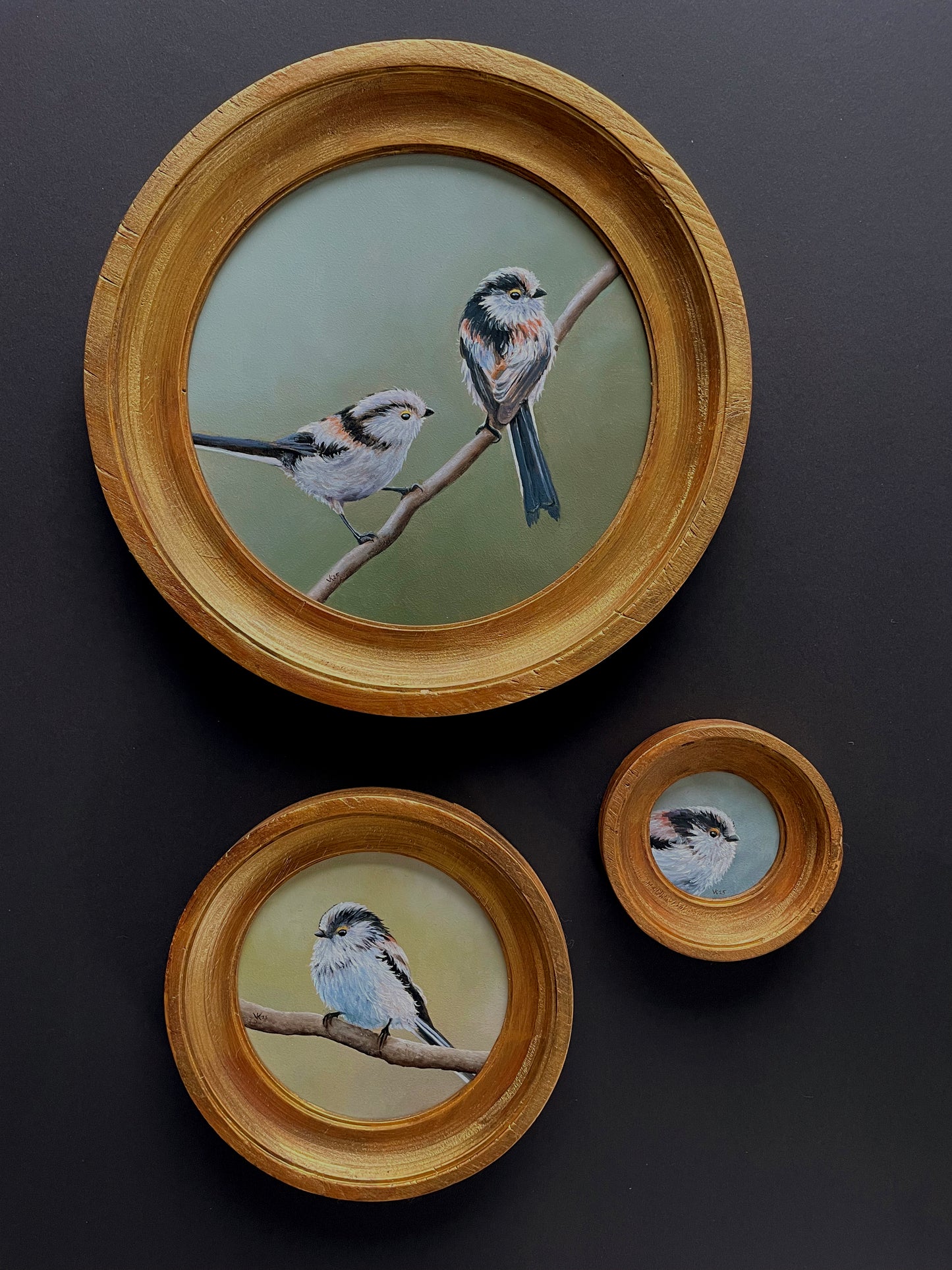 Schilderij Staartmees S