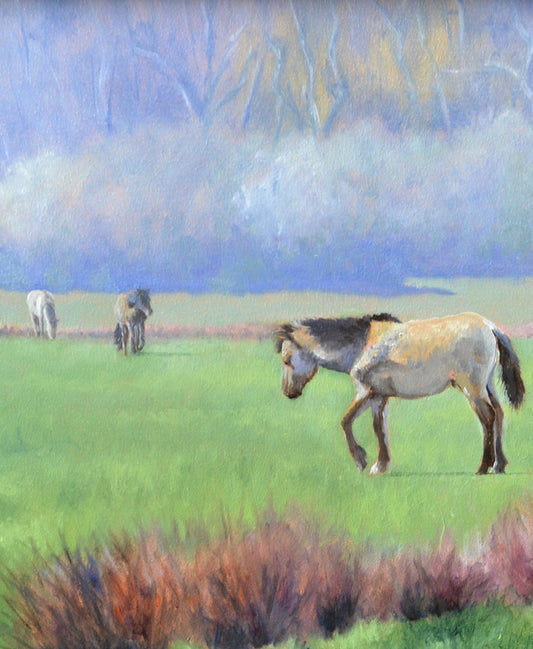 Schilderij Konikpaarden - 10