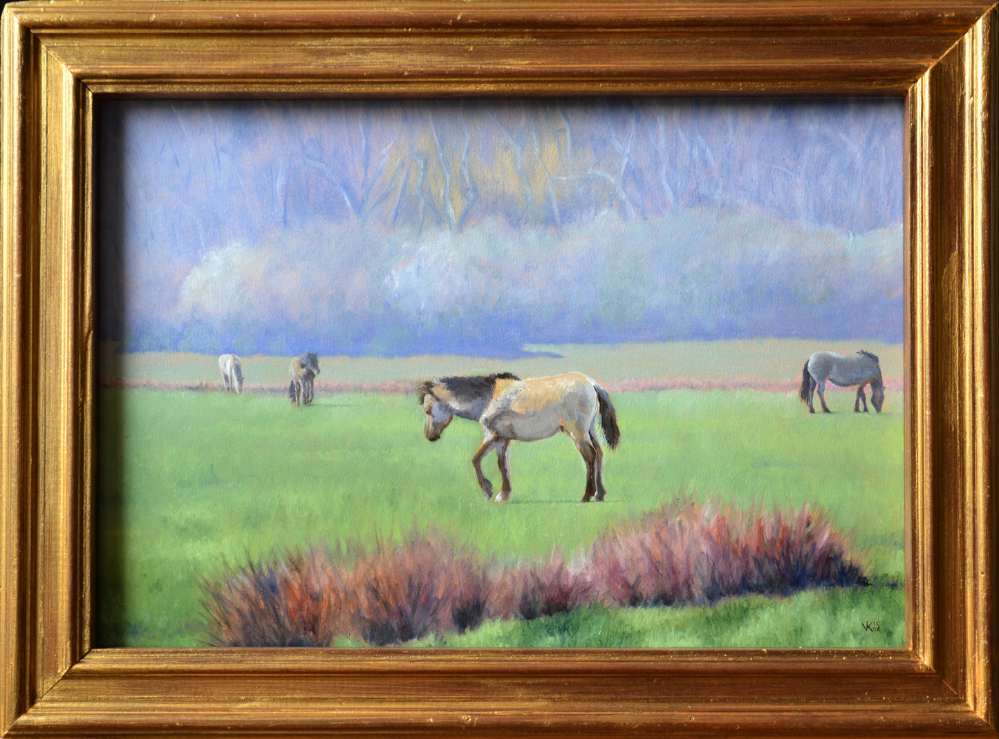 Schilderij Konikpaarden - 10