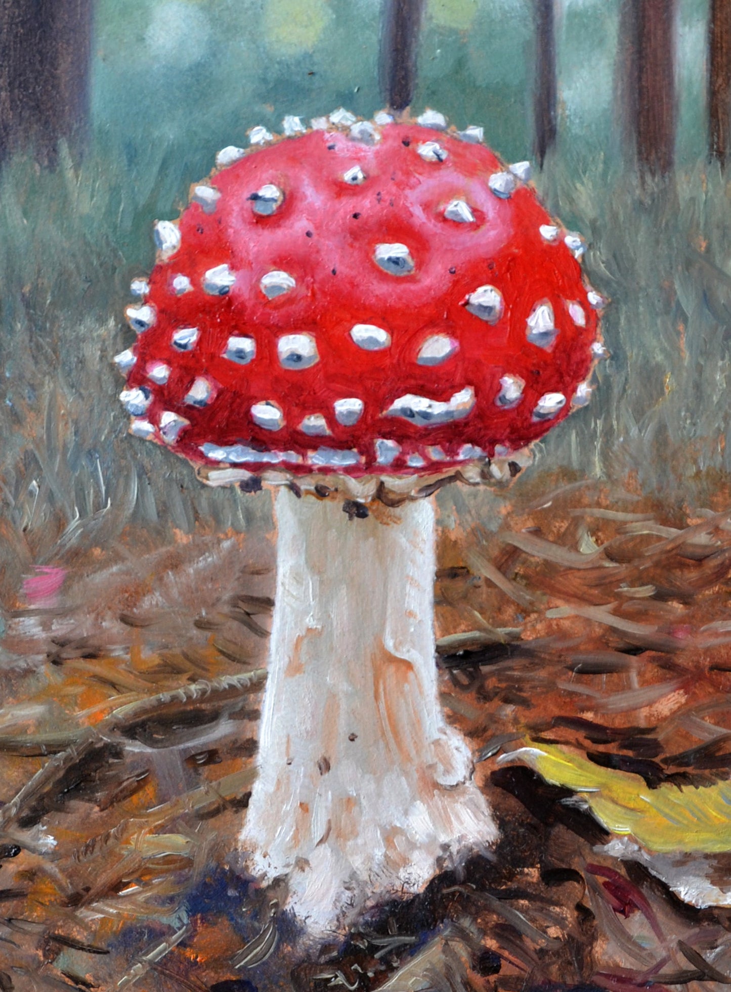 Schilderij Vliegenzwam - 17