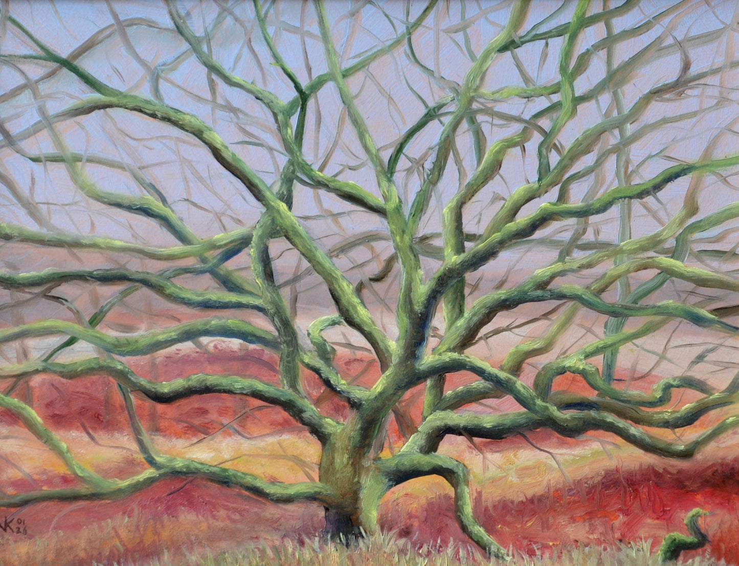 Schilderij Boom - 01