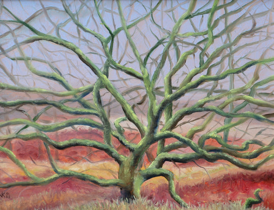 Schilderij Boom - 01