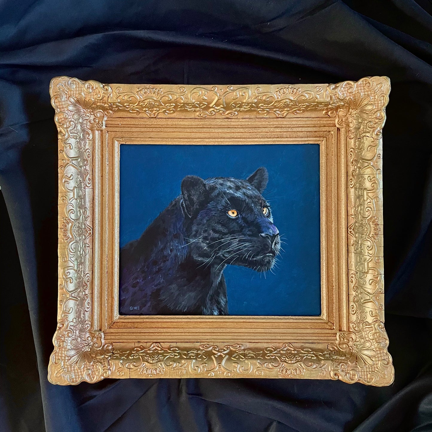 Schilderij Zwarte panter