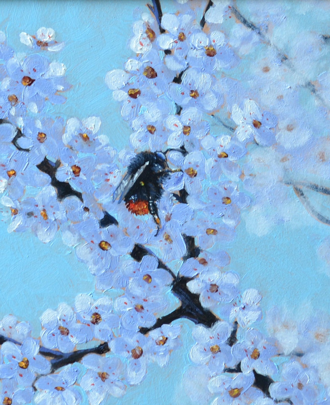 Schilderij Steenhommel - 06