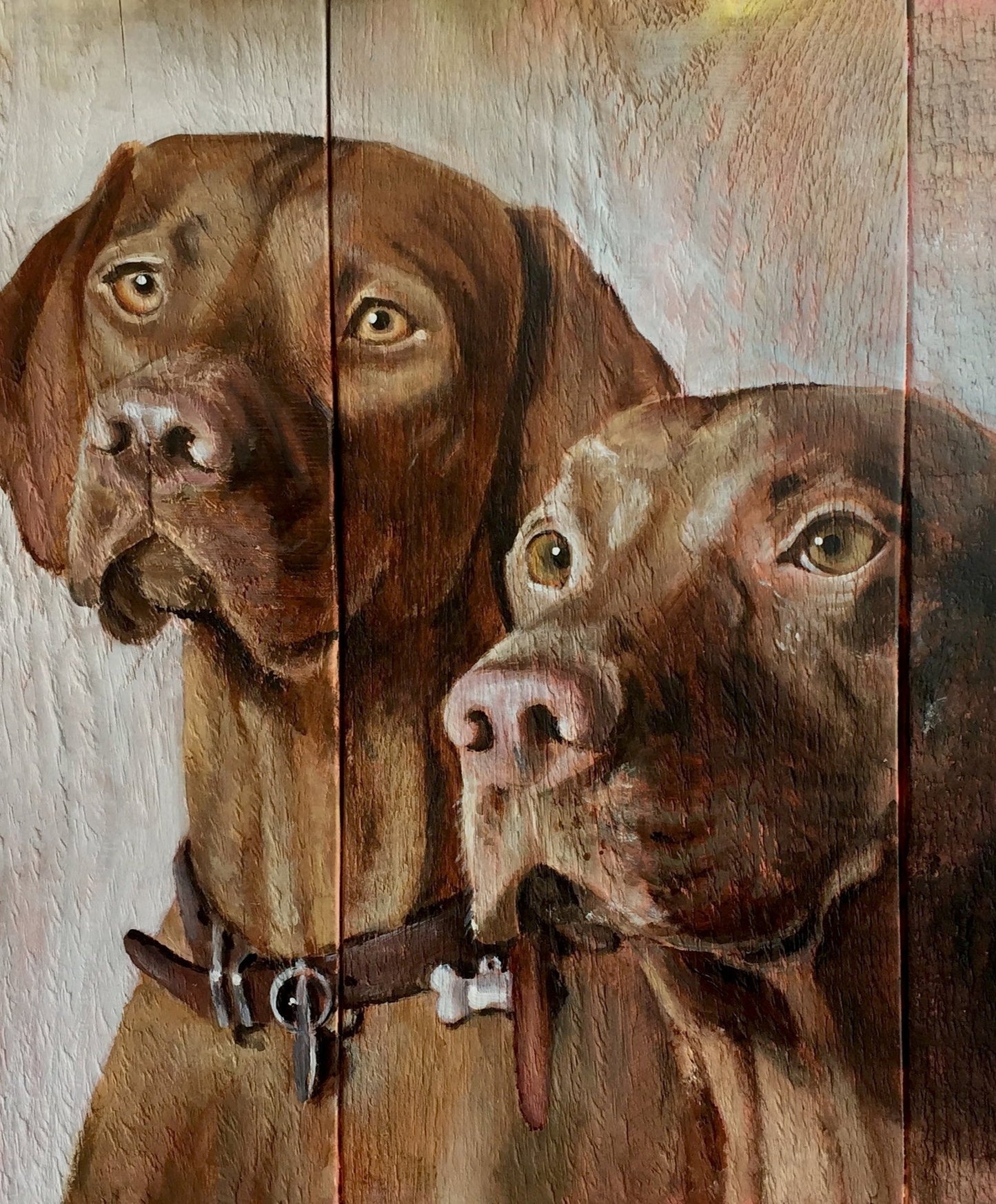 Schilderij Vizsla honden