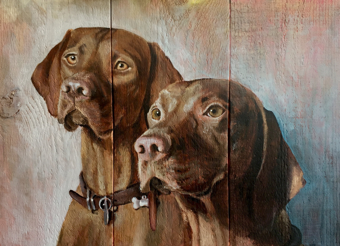 Schilderij Vizsla honden