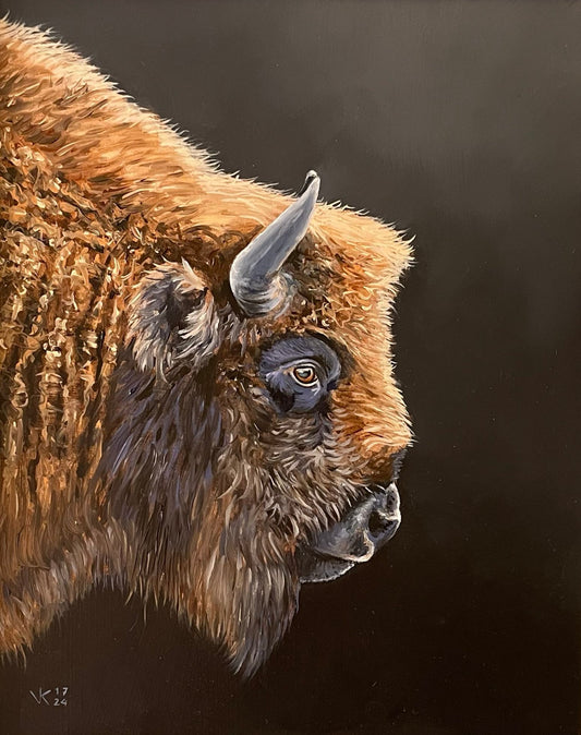 Schilderij Wisent