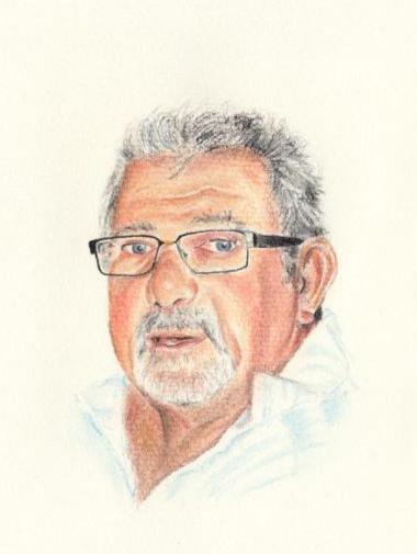 Tekening portret Kees