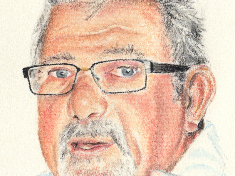 Tekening portret Kees