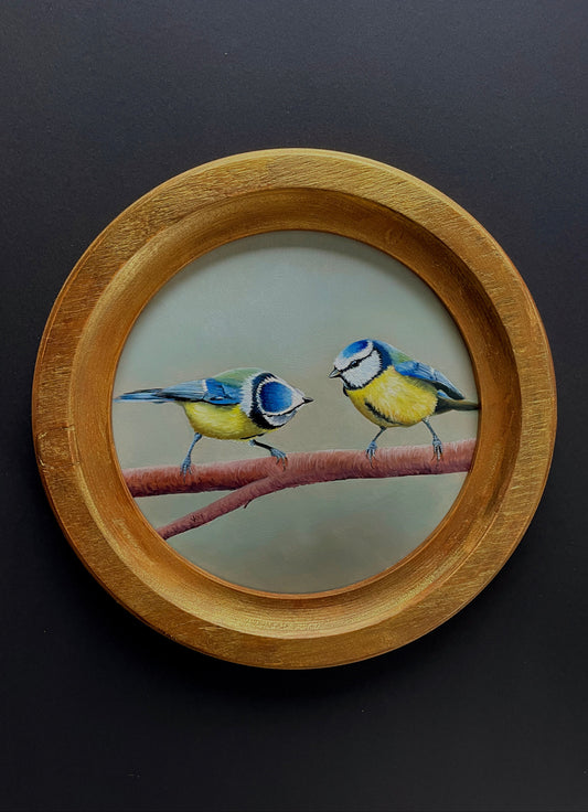 Schilderij Pimpelmees L