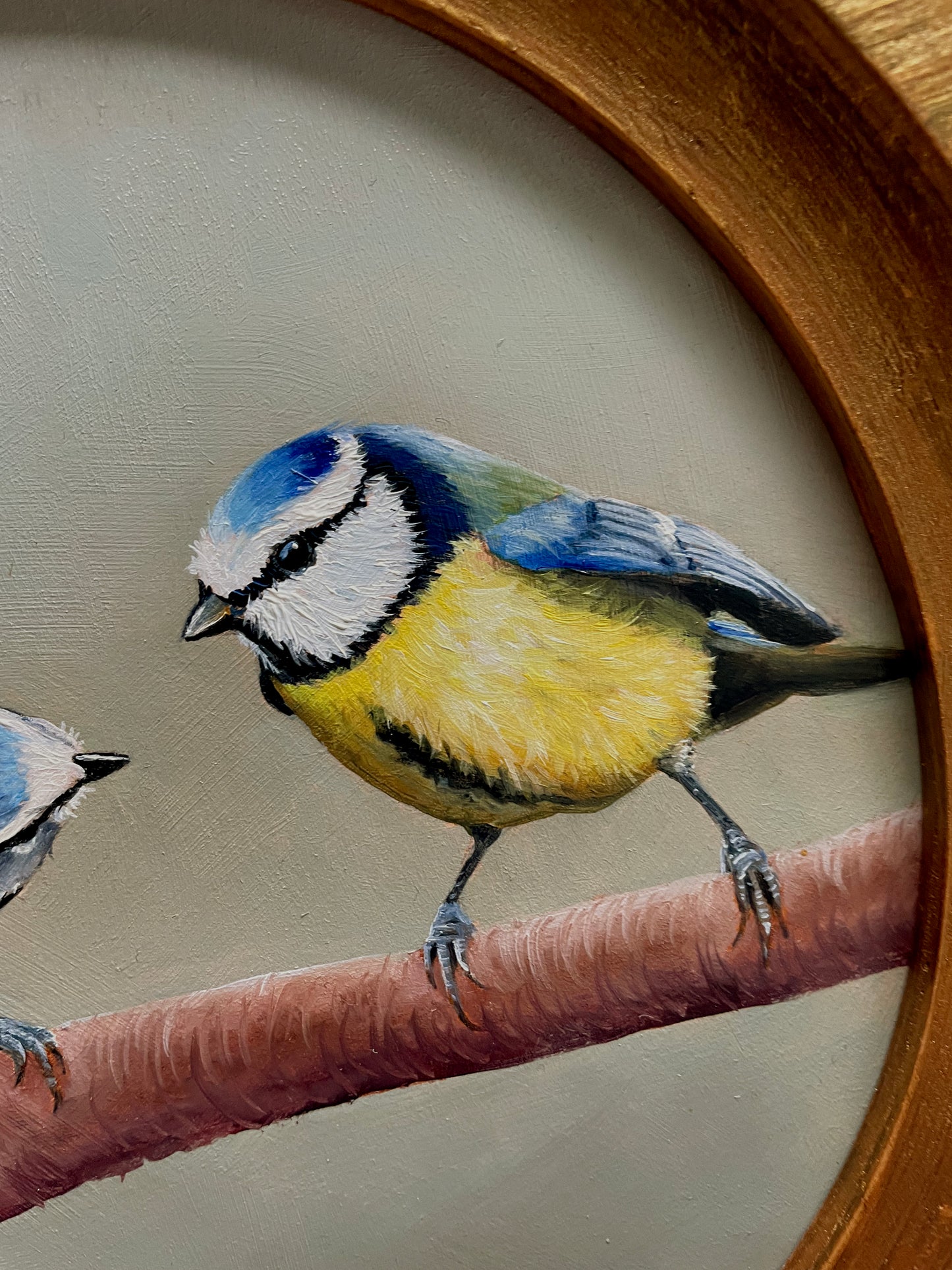 Schilderij Pimpelmees L