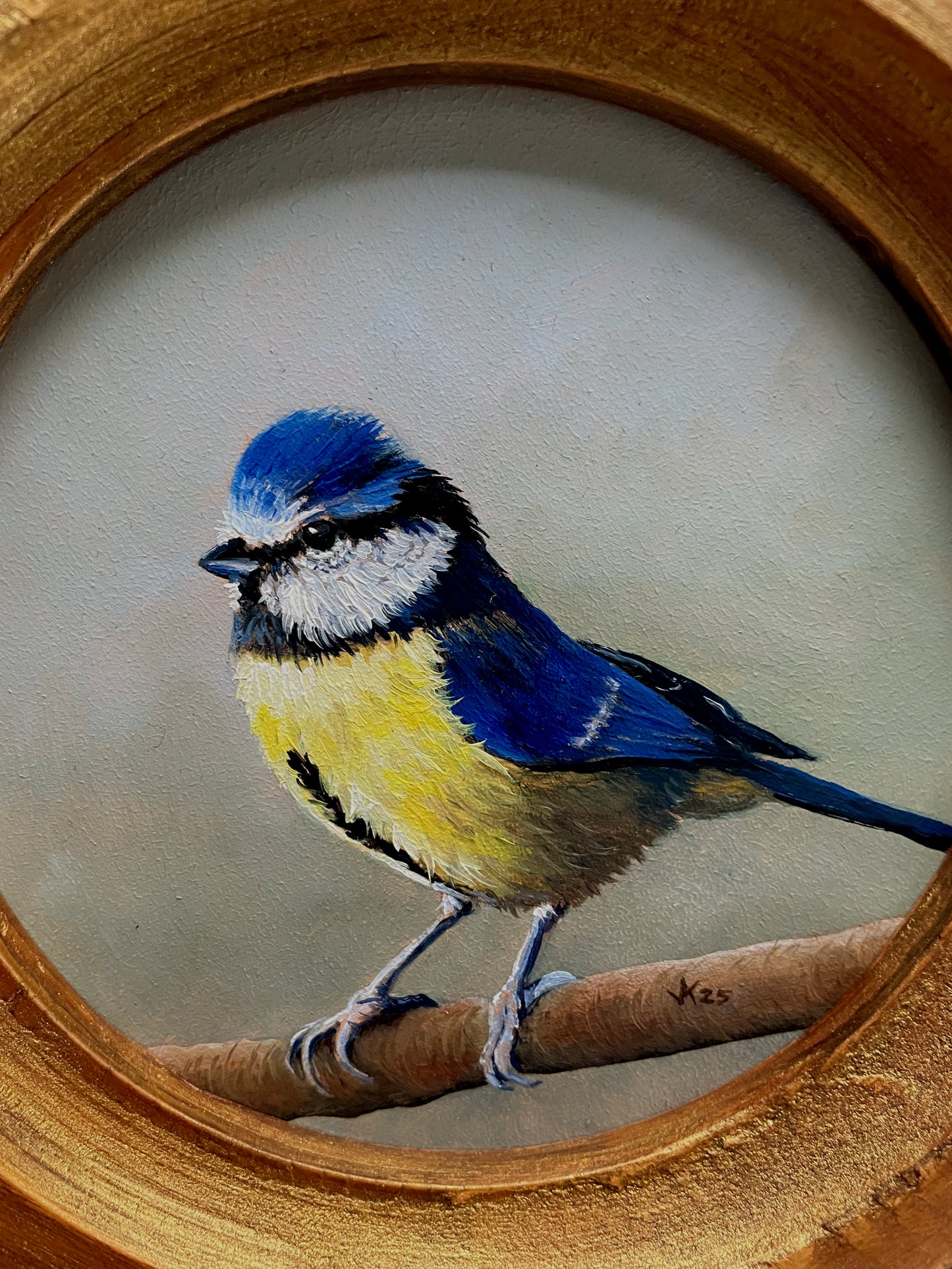 Schilderij Pimpelmees M