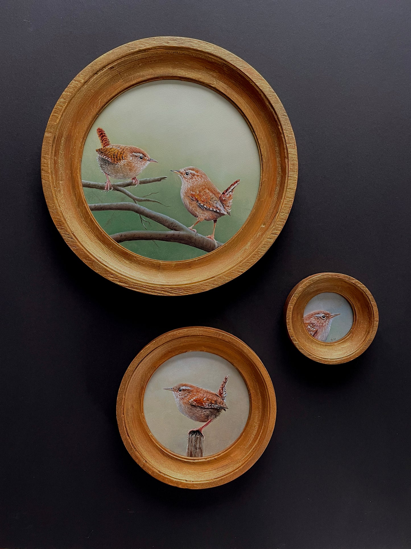 Schilderij Winterkoning L