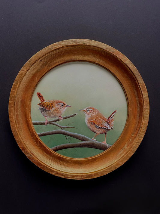 Schilderij Winterkoning L