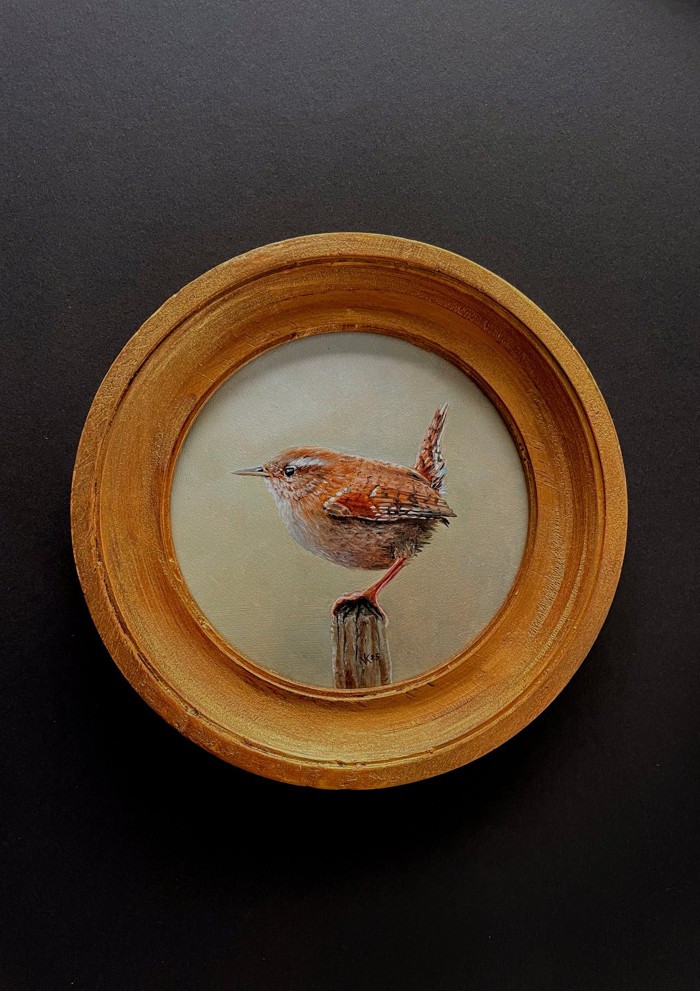 Schilderij Winterkoning M