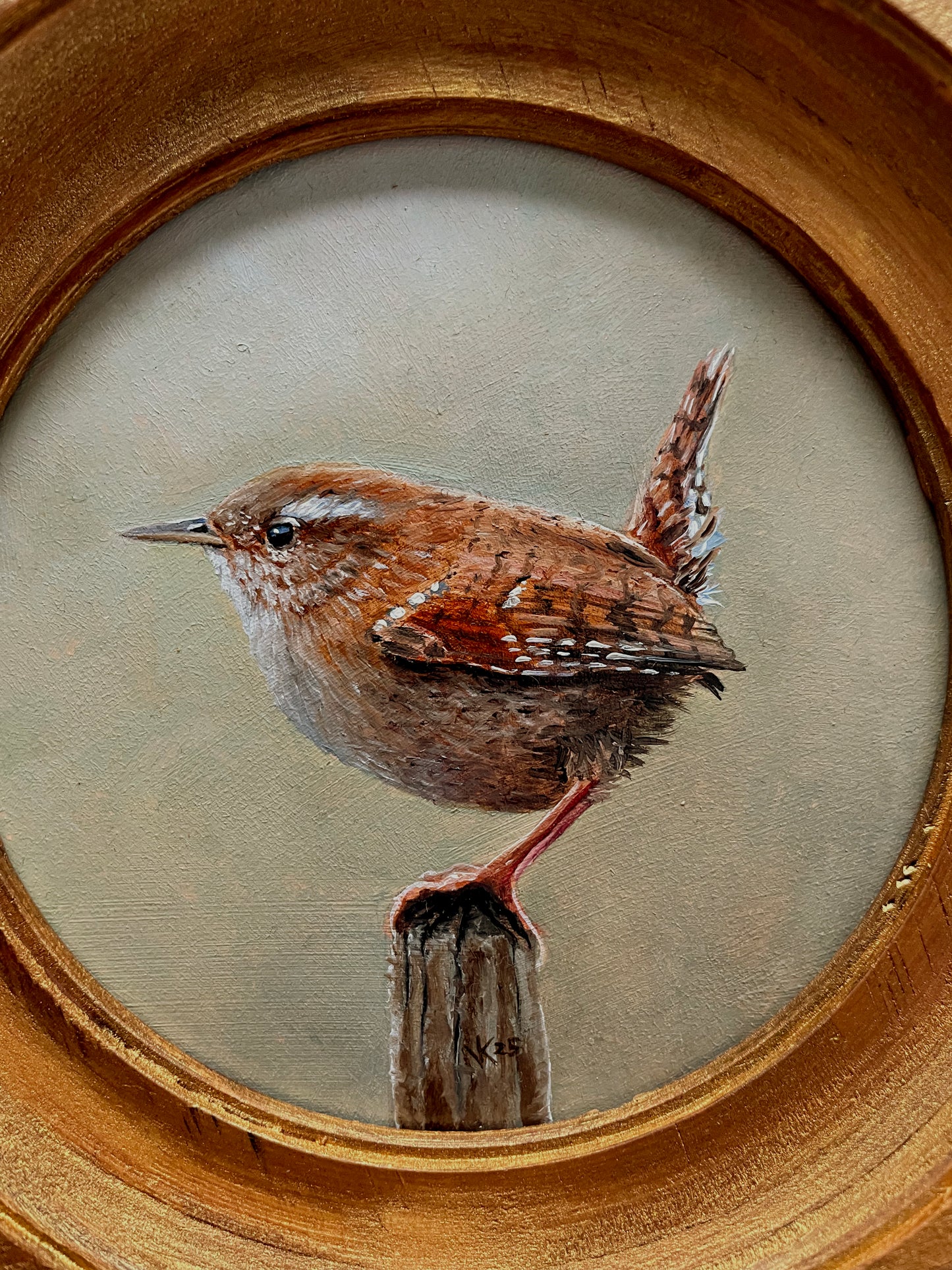 Schilderij Winterkoning M