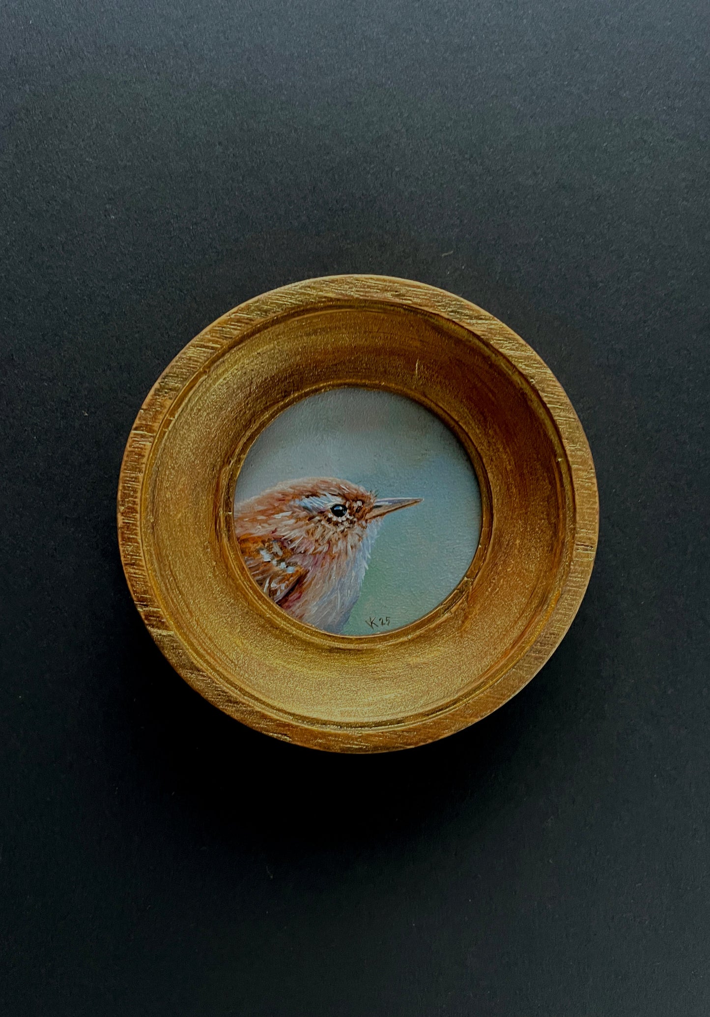 Schilderij Winterkoning S