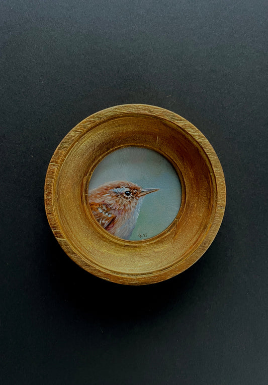 Schilderij Winterkoning S