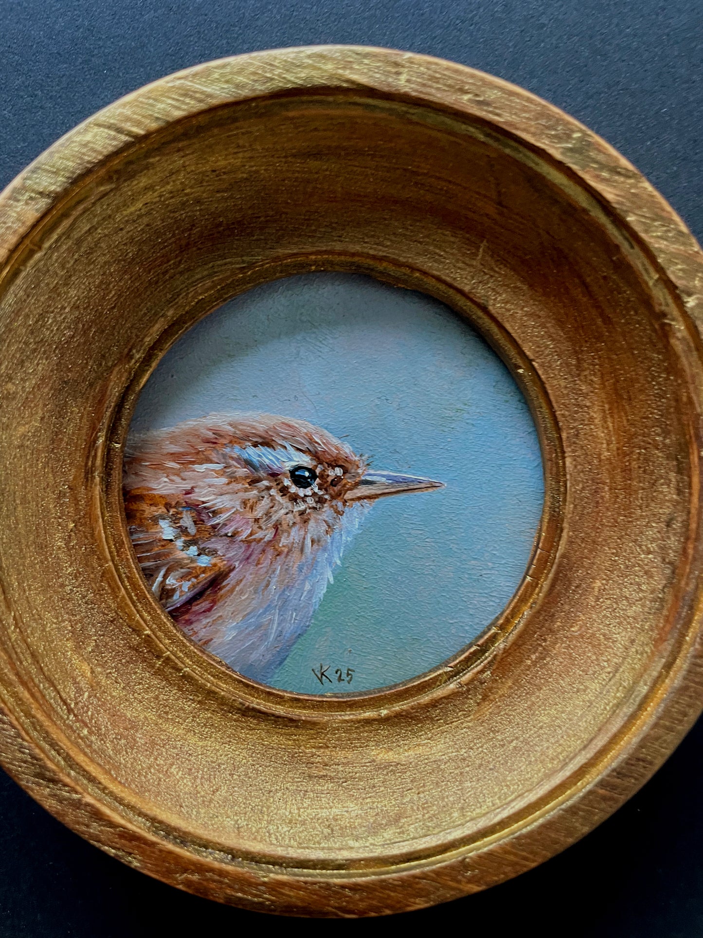 Schilderij Winterkoning S