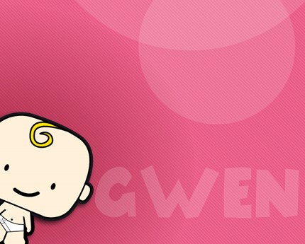 Geboortekaartje Gwen 3
